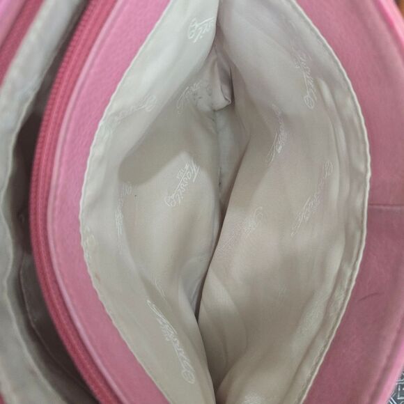 🐢 Fossil Barbie Pink Pebble Leather Satchel Bag. Super Cute!! 🥰🥰🥰 - Picture 8 of 11